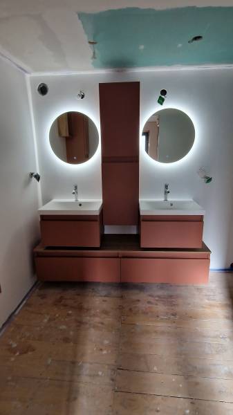Création d'une salle de bains 