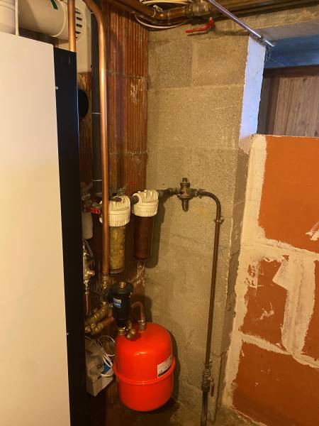 Raccordement d'une chaudière gaz à condensation FRISQUET PRESTIGE 20Kw à VINZELLE